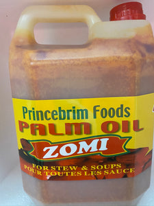 Princebrim Zomi Palm Oil 1 Gallon