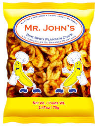 Mr. John's Spicy Plantain Chips 2.47 oz