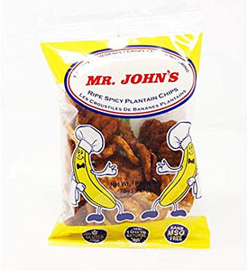 Mr. John's Spicy Plantain Chips 5.29 oz