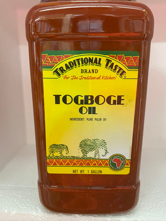 Traditional Taste Togboge Oil 1 Gal