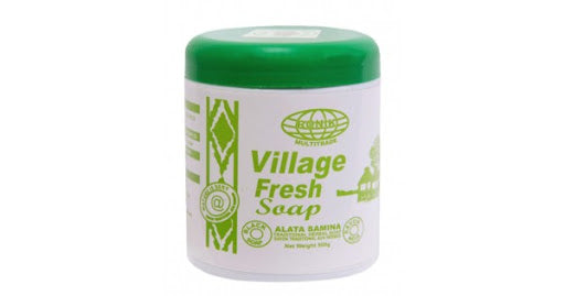 Village Fresh Traditional Herbal Soap 500g Jar lemon