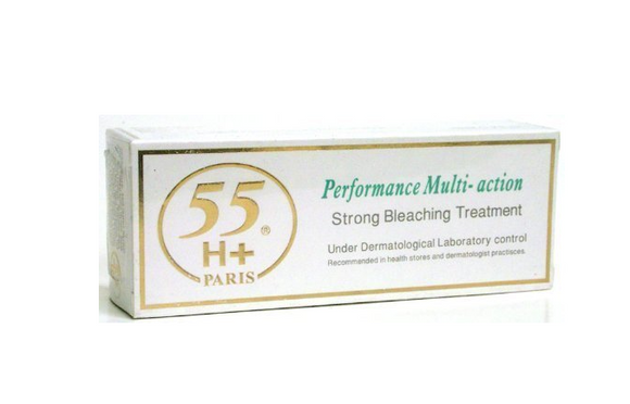55H+ Performance Multi-Action Strong Bleaching Treatment Tube Cream 1.7 oz / 50ml